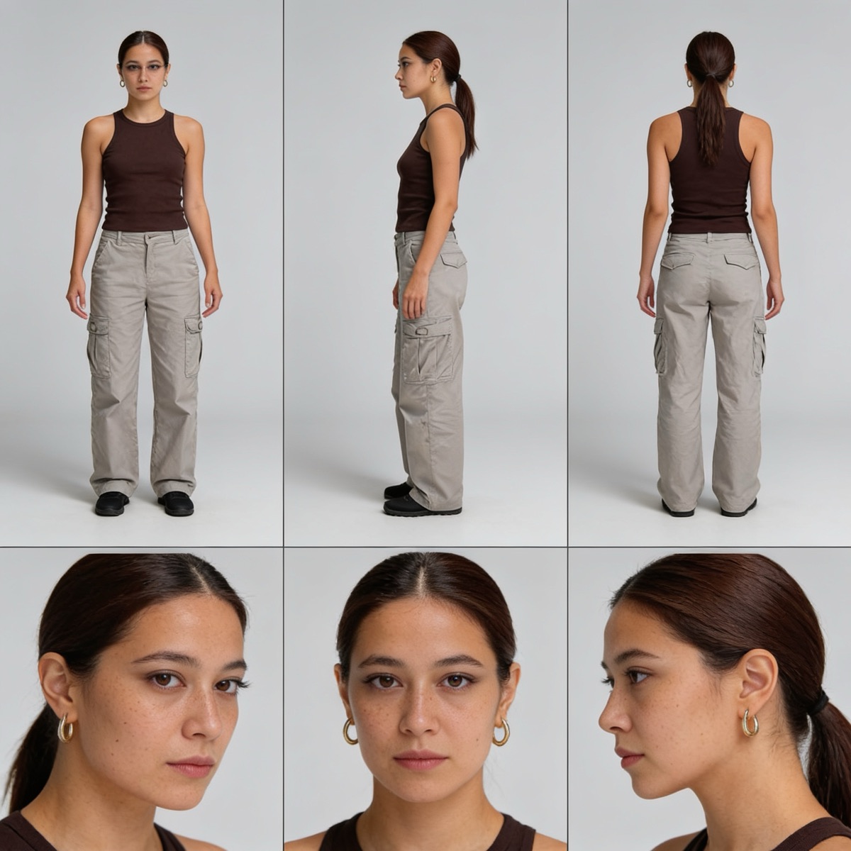 Camila, Everyday Basics Model character sheet
